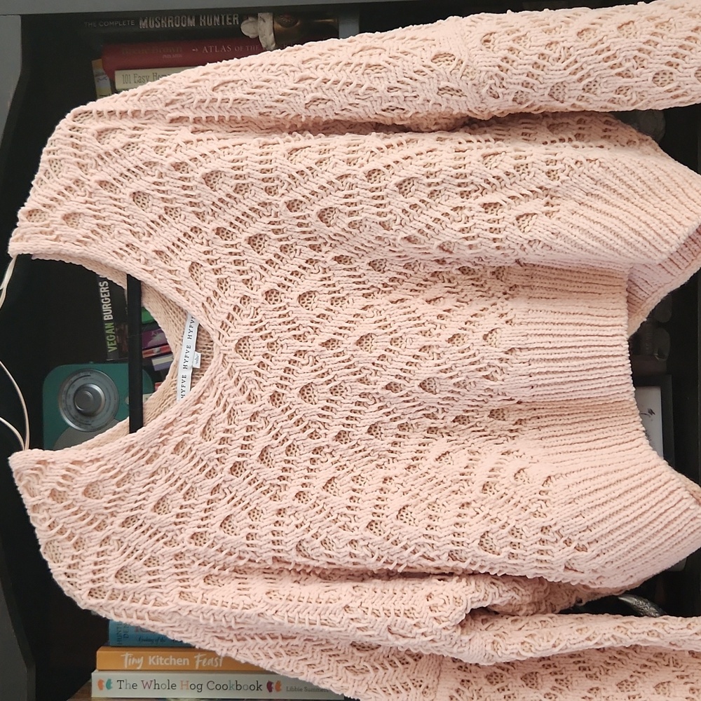Hyfve Slouchy Knit Boho Long Sleeve Beach Vacation Oversized Comfort